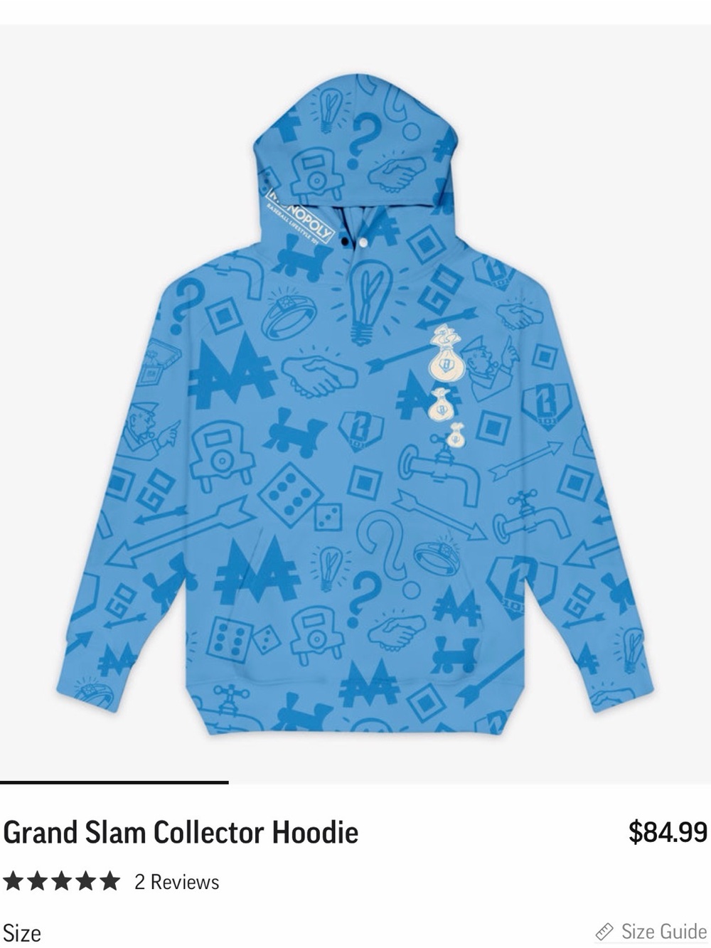 Grand Slam Collector Adult Hoodie - NWT